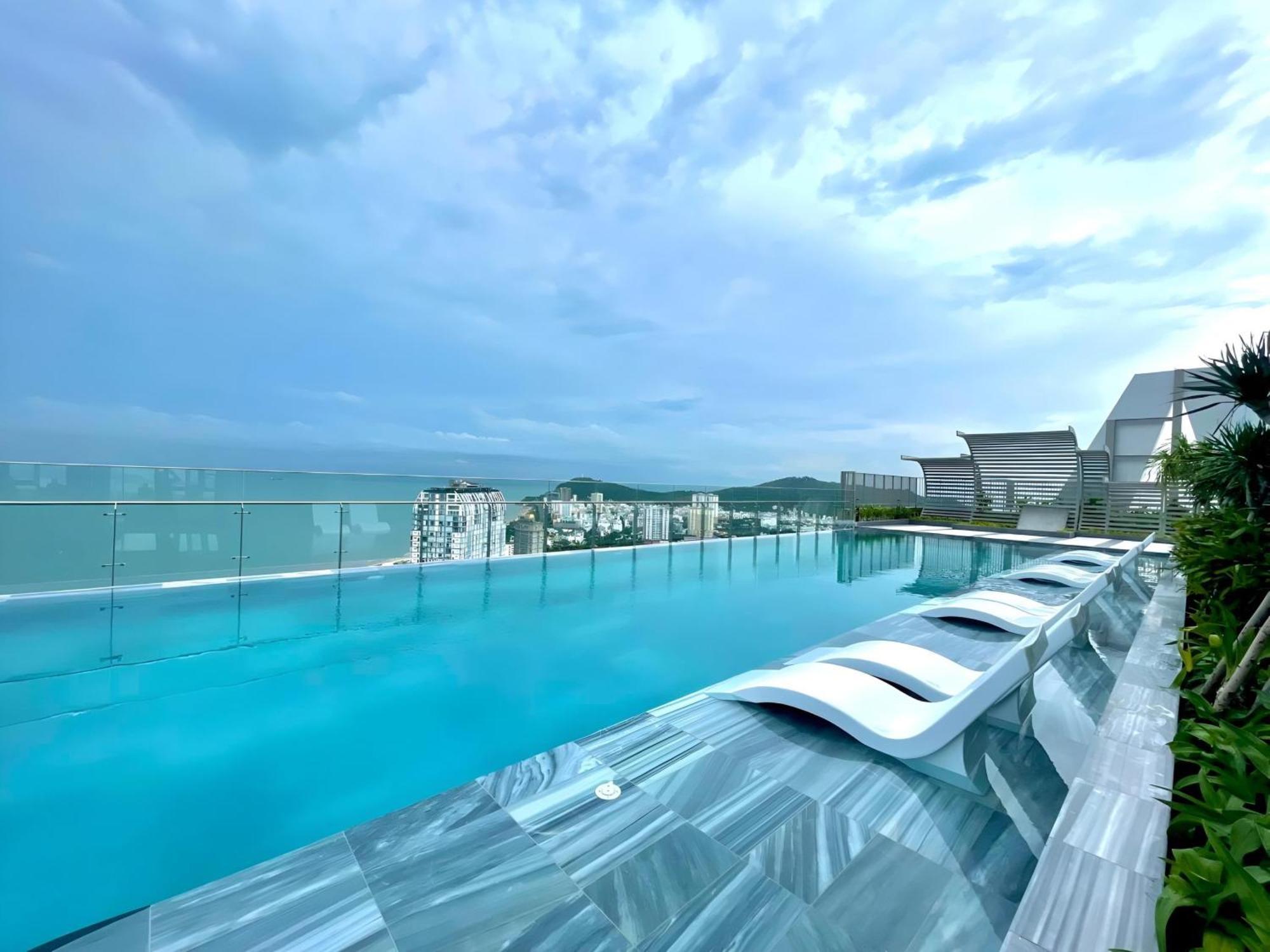 Infinity Pool Luxury Apartment The Song Vũng Tàu Exterior foto